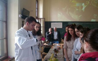 Учество на меѓународниот фестивал на наука „Дај(т)е се на знање“  во Прва крагуевачка гимназија