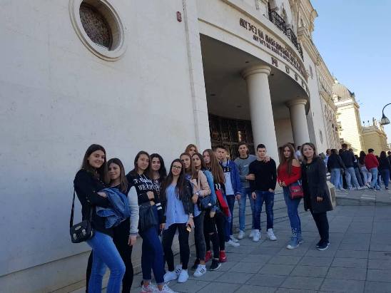 Научно-историска екскурзија во Скопје на учениците во II година