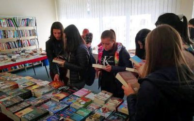 Клубот на читатели во посета на есенскиот  Саем на книгата