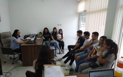 Посета на ВФП А.Д. Скопје осигурително брокерско друштво, подружницаКавадарци од страна на учениците од  IV-6 2022-2023